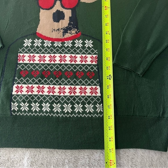 Men’s Holiday Ugly Christmas Sweater Festive‎ Party Work Casual Reindeer Sz XL - Picture 6 of 6